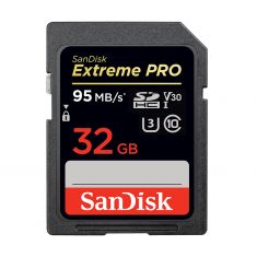 SanDisk（闪迪）Extreme Pro 32G 至尊高速SDHC UHS-I存储卡 95MB/S（633X）